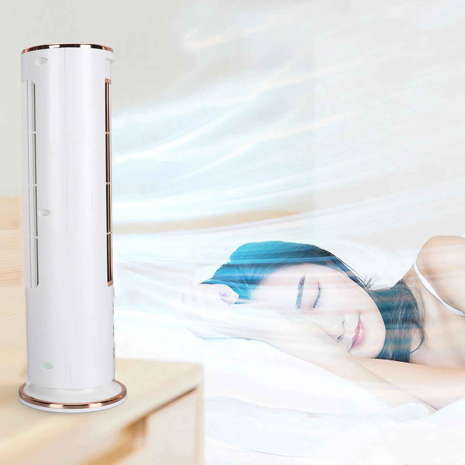 Bladeless Desktop Air Conditioner Fan with Remote Control – Belro