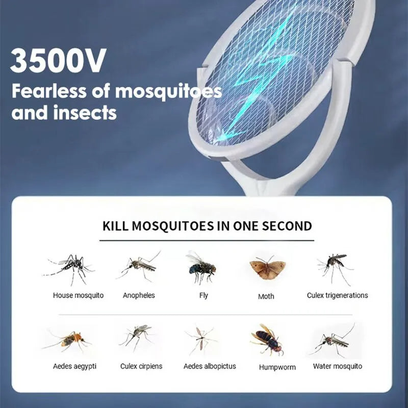 5 in 1 Fast Charging Bug Zapper Racket – Belro