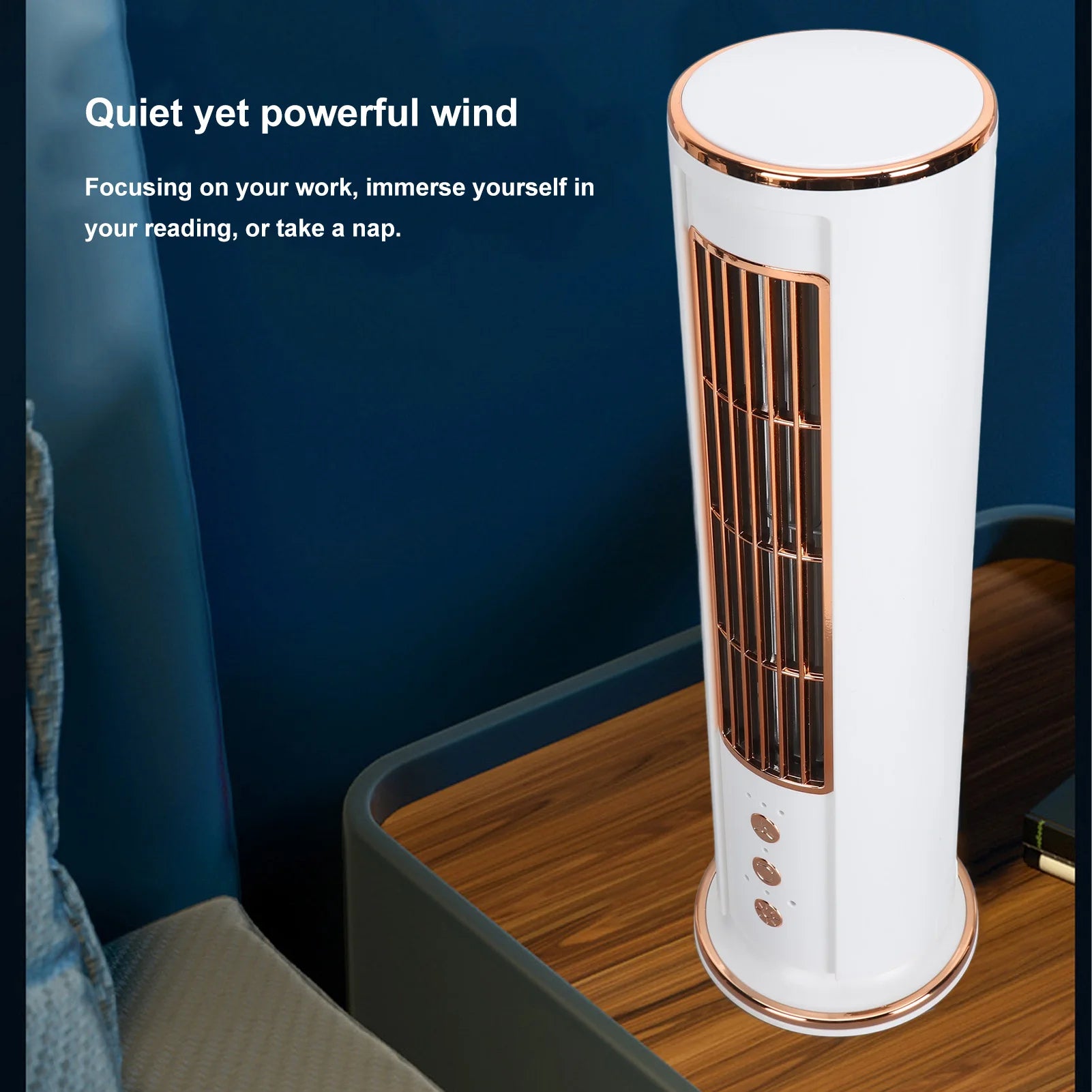 Bladeless Desktop Air Conditioner Fan with Remote Control – Belro