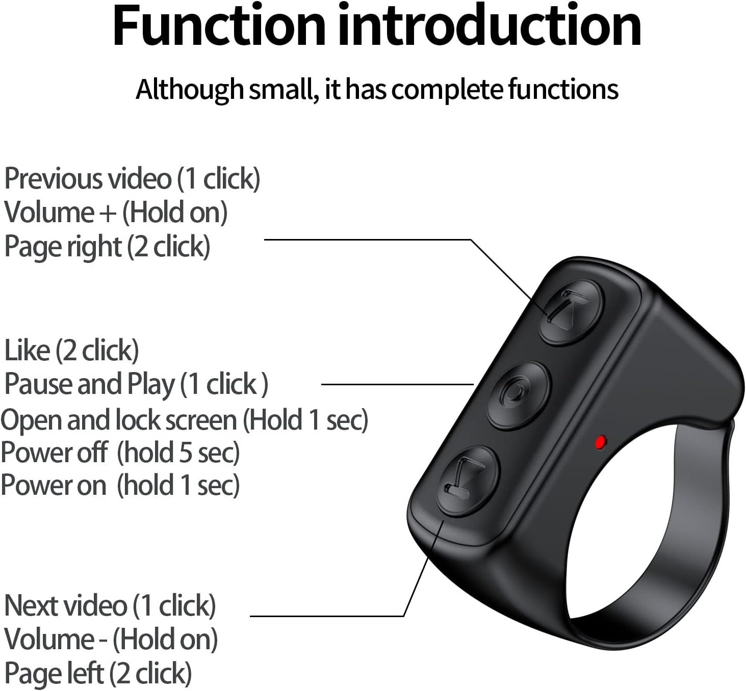 TikTok Scrolling Ring Remote Control – Belro
