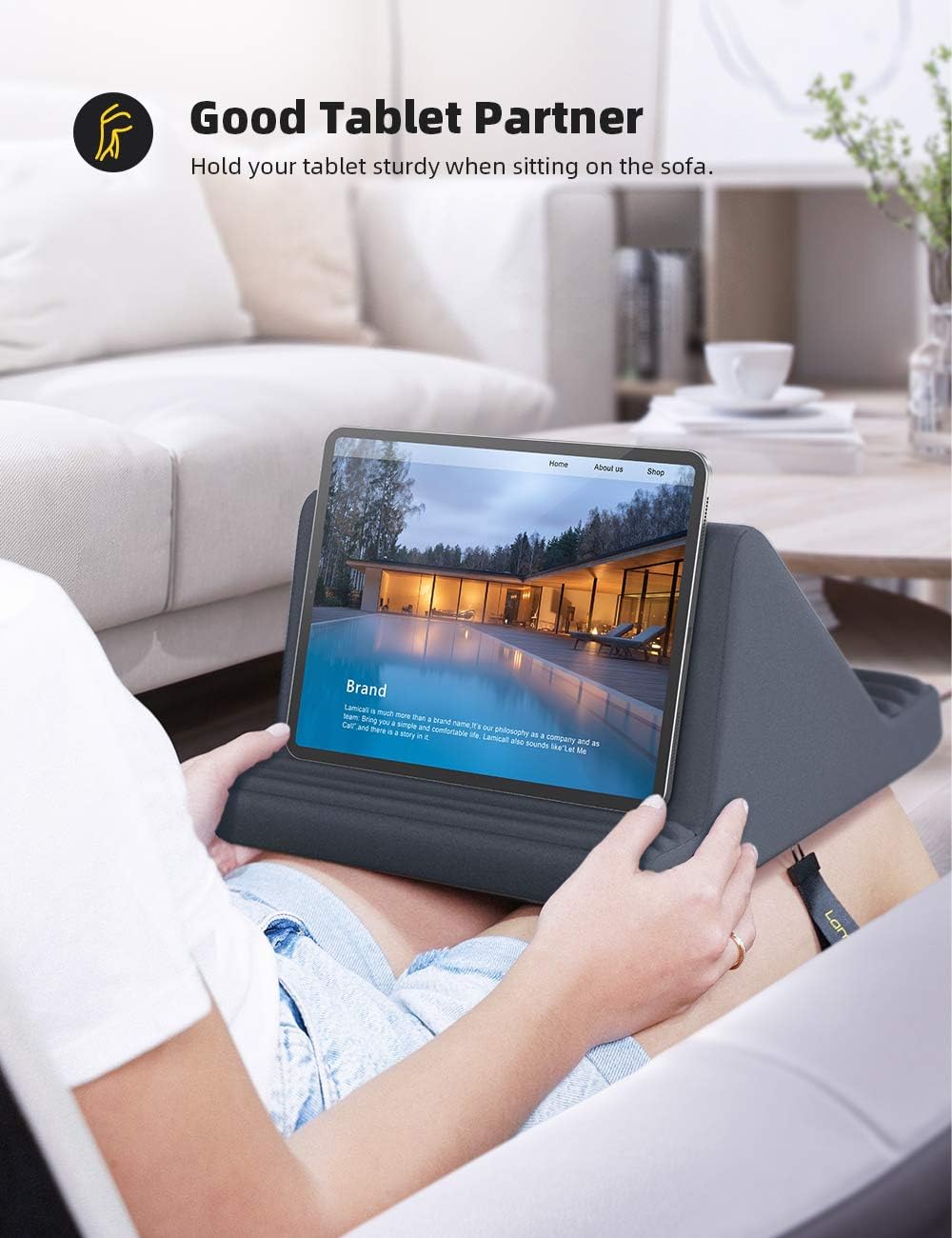 Tablet Pillow Stand Works With All Tablets – Belro