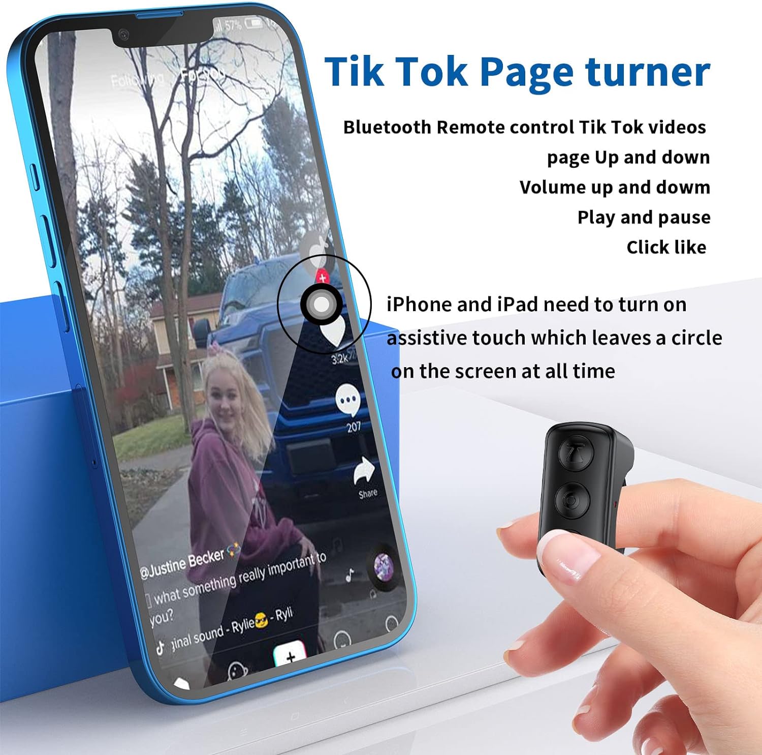 TikTok Scrolling Ring Remote Control – Belro