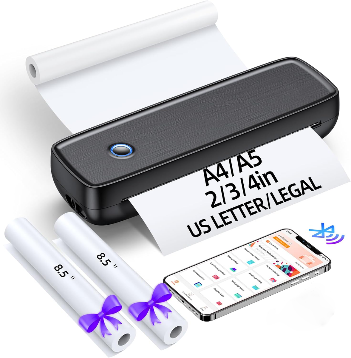Wireless Portable Inkless Thermal Printer – Belro