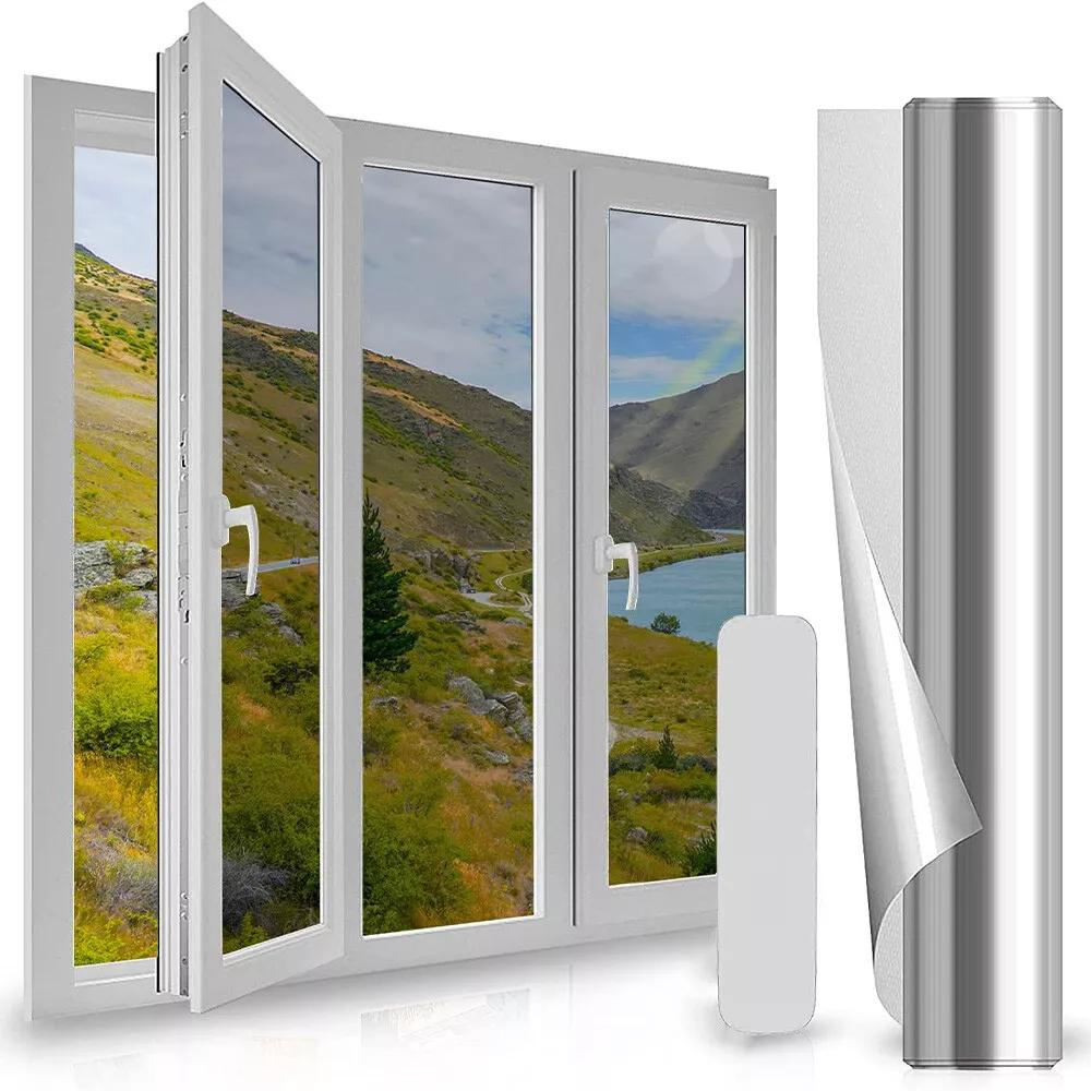 Reflective One-Way Privacy Glass Window Insulation Film – Belro