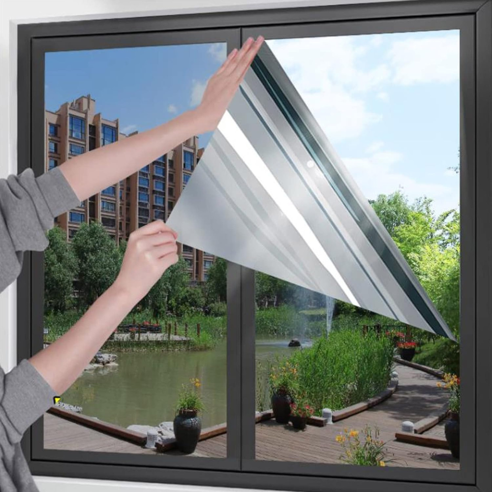 Reflective One-Way Privacy Glass Window Insulation Film – Belro