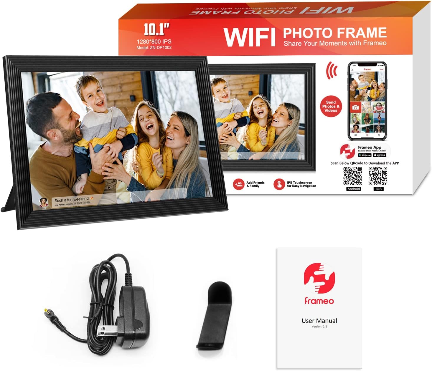 High-Resolution Digital Frame Top Electronic Frame With Video And Came ...