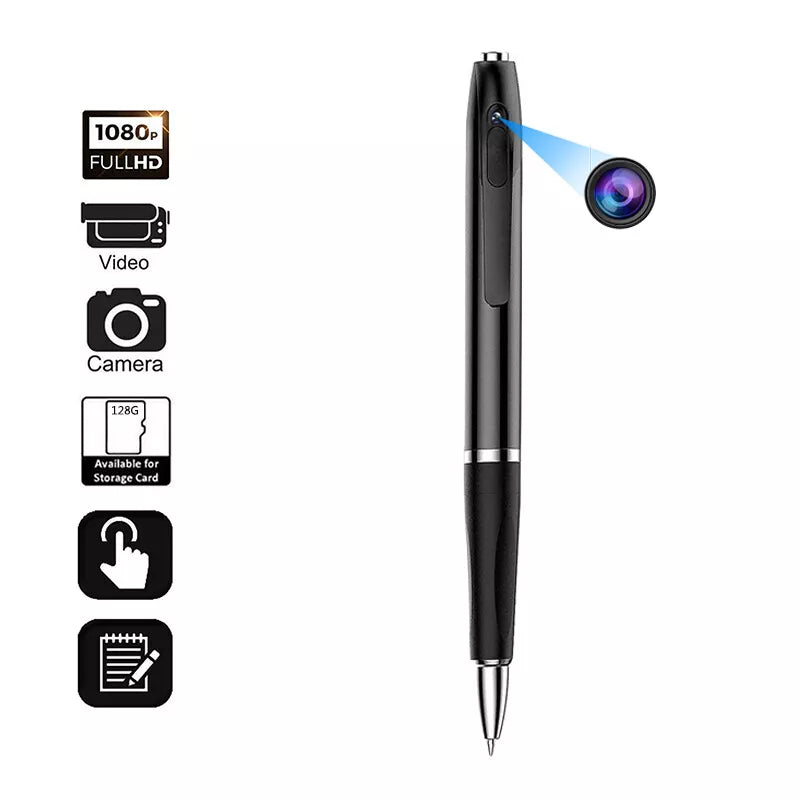 Mini Camera Pen Pocket Digital Voice Video Recorder for Business Confe ...