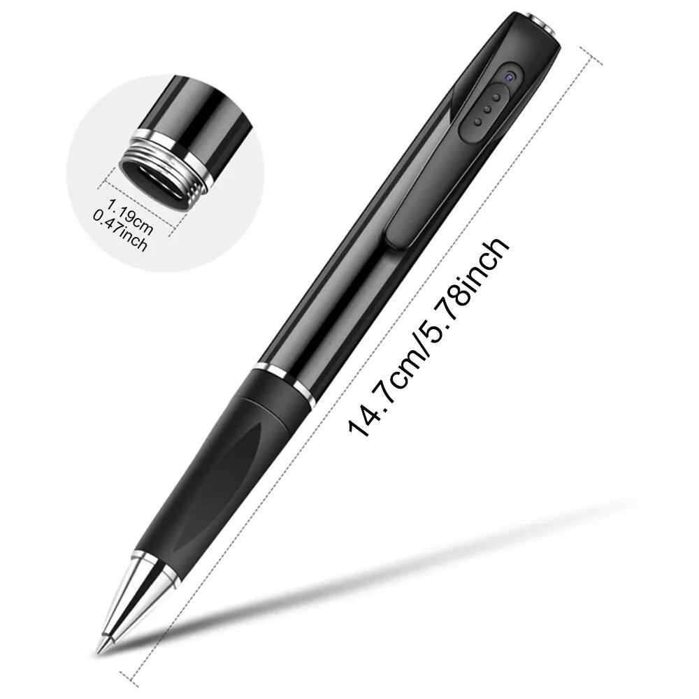Mini Camera Pen Pocket Digital Voice Video Recorder for Business Confe ...