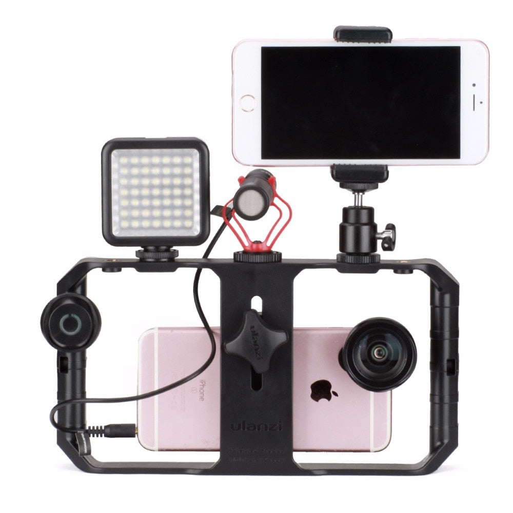 Smartphone Video Rig Stabilizer With Light – Belro