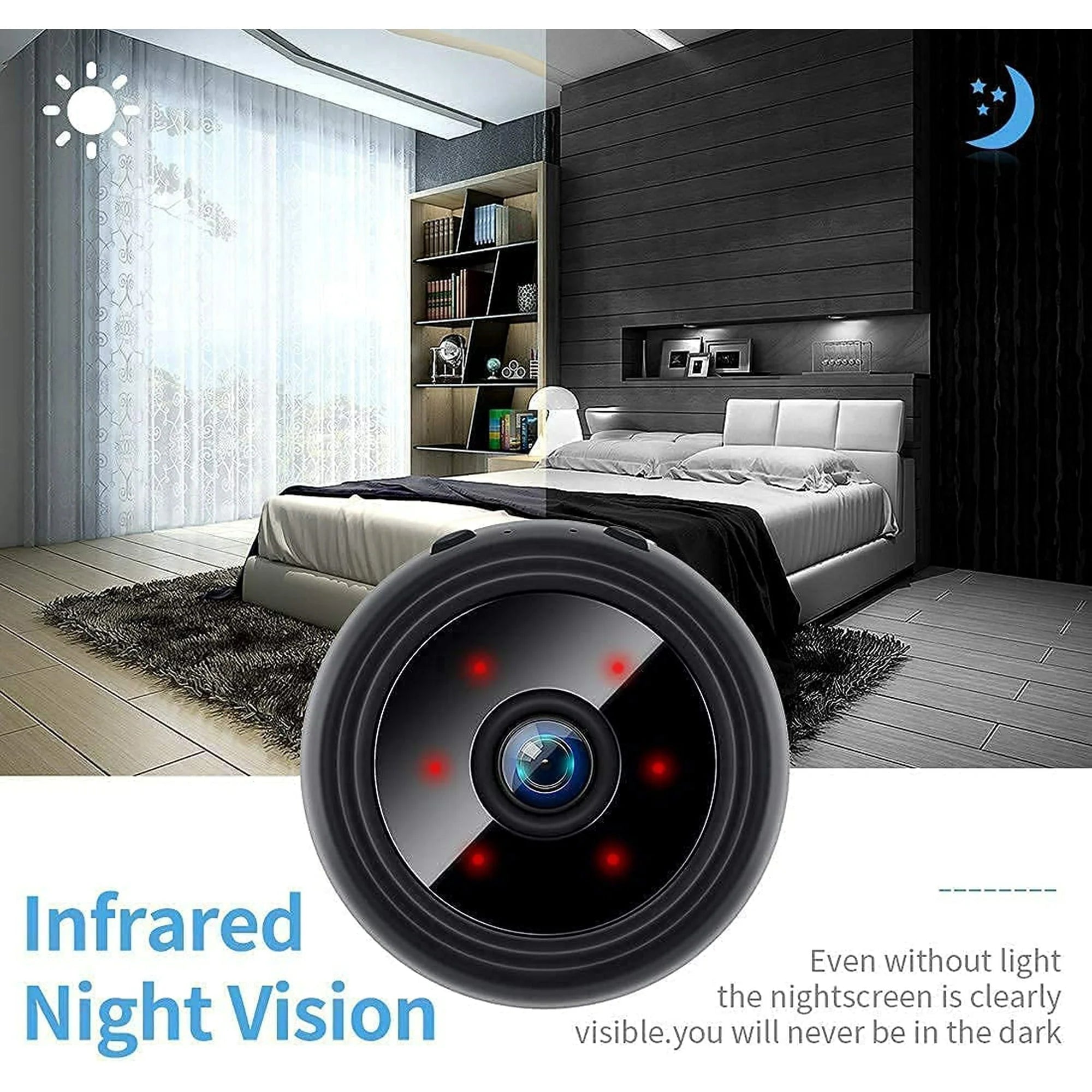 Mini Wireless Magnetic Camera with Audio and Video Live Feed – Belro