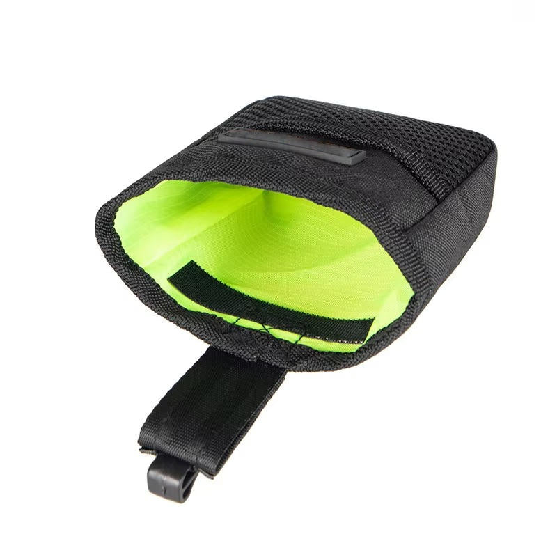 Dog Treat Pouch in 600D Oxford Cloth with a Belt Clip, Wide Opening and Mesh Pocket in Black or Camouflage