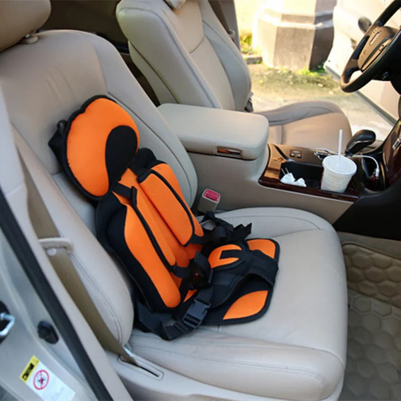 orange car seat and stroller Turbo Portable Booster Seat Baby Car For Travel – Suitable For Orange