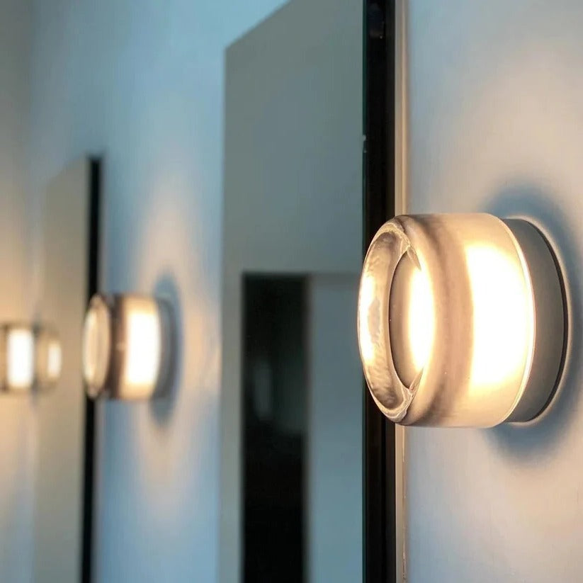 Modern Dimple Glass LED Wall Sconce – Belro