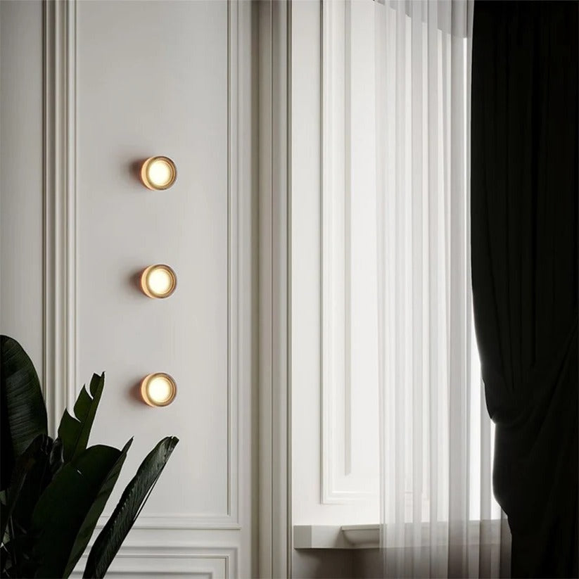 Modern Dimple Glass LED Wall Sconce – Belro