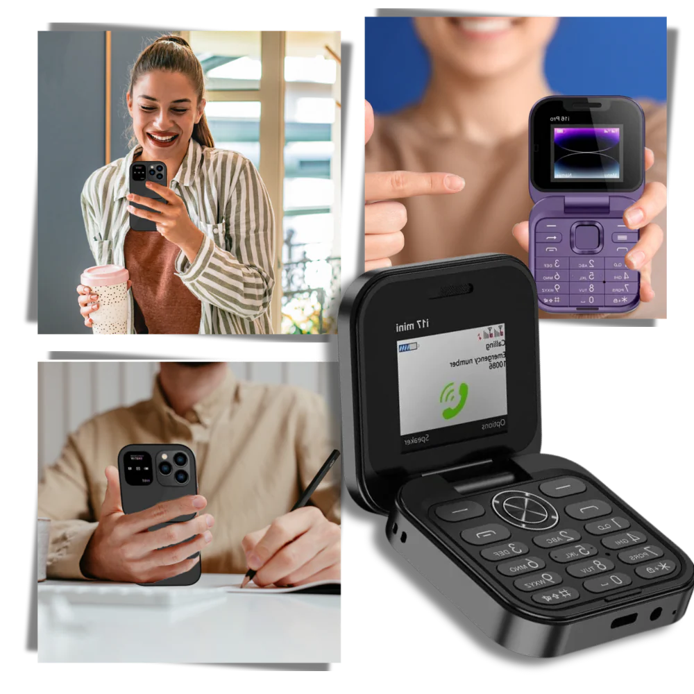Dual Sim Small Folding Cell Phone – Belro
