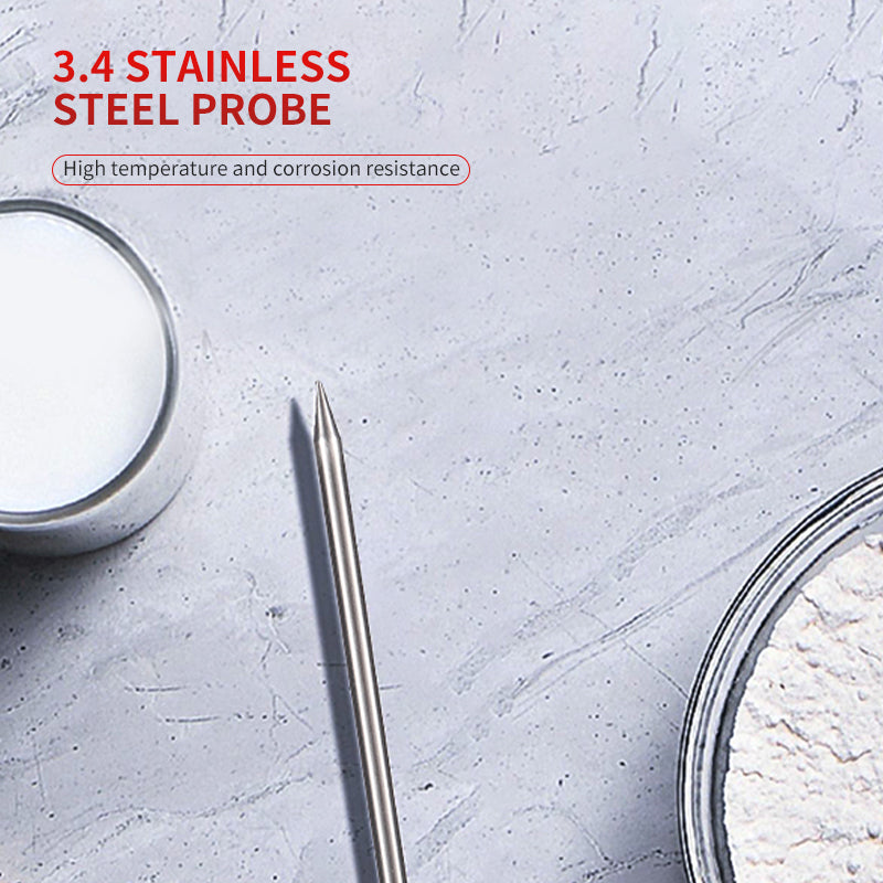 Digital Probe Cooking Thermometer with an LED Display, Hold Function and a Range of Minus 58 to 572 Degrees Fahrenheit