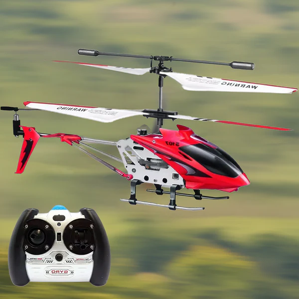 Crimson Unbreakable Mini RC Helicopter with Gyro – Belro