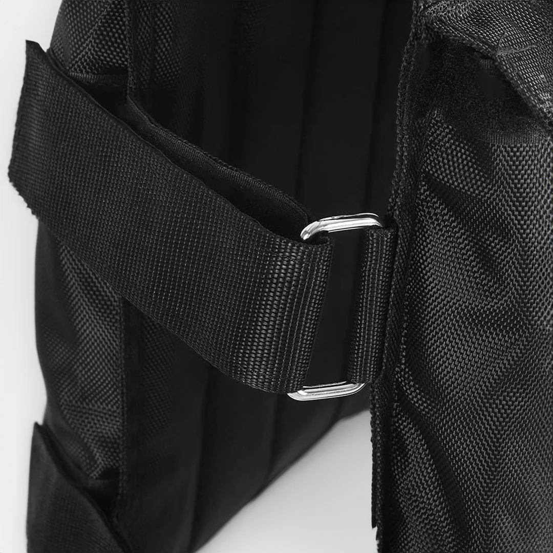 Adjustable Weighted Vest with 110 Pound Capacity in Oxford Cloth with Adjustable Straps for Walking and Jogging